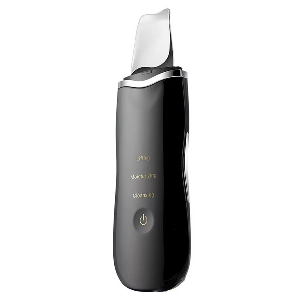 Ultrasonic Facial Skin Scrubber — Deep Pore & Blackhead Cleansing Spatula